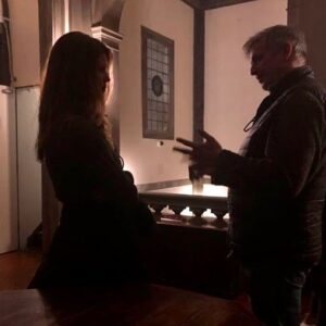 Sarah Lancaster Instagram - Learning, listening, soaking it all up with the insanely talented  @bdkaney while shadowing on @prodigalsonfox #femalefilmmakerfriday 📷@ryanbroombergdp