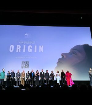 Sarah Lewis Instagram - Turning heat into light—transforming something that burns to something that can illuminate for others—that’s central to the creative act and on such masterful display with dear @ava ‘s Origin that it is just required viewing for all.
 
What a thing to finish a book during this season. I don’t fully recognize that person I was a few months ago who was completing it. I’m so grateful for growth. I’m so grateful to be seen so fully through a film like @originmovie I’m so filled with joy for all that this work will do in the world.
 
Thank you as always, amazing @ava. Thank you to these greats @niecynash1, Aunjanue Ellis Taylor.
 
In this picture with @isabelwilkerson we were wearing the same dress in different colors. We loved it.

And we love her through the gift she, Ava, and the extraordinary team at @arraynow have given us all.