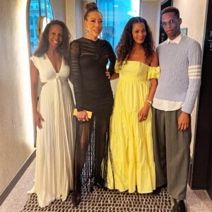 Sarah Lewis Instagram - Joy! Pre-gaming! And Amy Sherald’s speech to salute Alicia Keys and Swizz Beats at the Gordon Parks gala was beautiful! No surprise. Here’s to the thrill and honor of celebrating the artists brought together by the legacy of Parks and his extraordinary work! Photo by: @carlocatastrophe