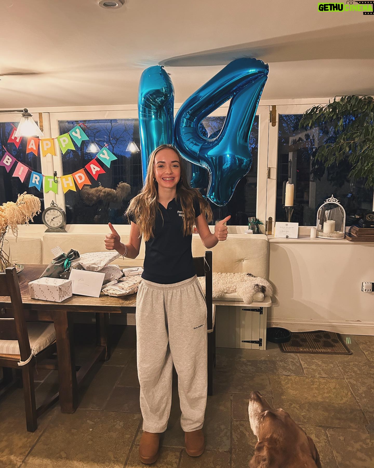 Sarah Parish - 5.3K Likes - Little Nelly is 14! How the hell did that happen? Happy Birthday darling girl. Oh how we love you.🎉❤️🎉❤️🎉❤️@thejimmurray