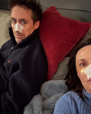 Sarah Parish Instagram - Happy Fathers Day @thejimmurray ❤️❤️Daddy, fisherman, golfer, rockstar, beautician, activist and pig lifter. We love you.❤️