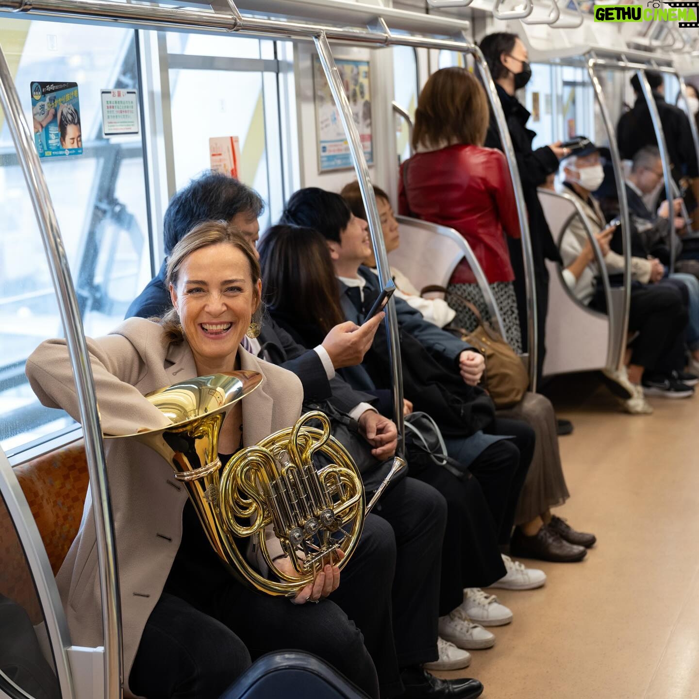 Sarah Willis - 5K Likes - Bells up Tokyo! A day in this fantastic city with 📯 and 📷. I love being in Tokyo and can’t wait to go back 🇯🇵 Thanks to @monikarittershaus for these wonderful photos and the great day. #BerlinPhilonTour