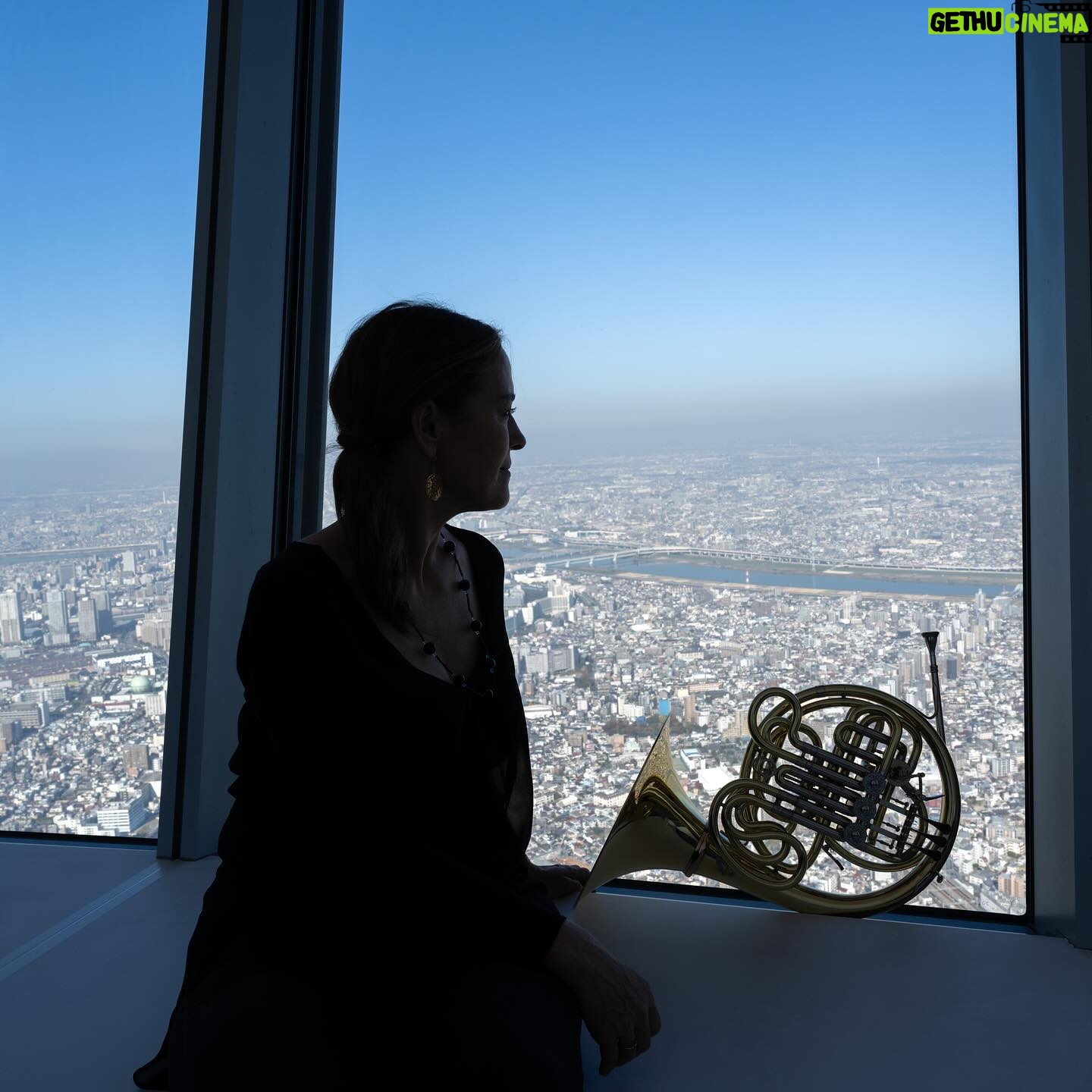 Sarah Willis - 5K Likes - Bells up Tokyo! A day in this fantastic city with 📯 and 📷. I love being in Tokyo and can’t wait to go back 🇯🇵 Thanks to @monikarittershaus for these wonderful photos and the great day. #BerlinPhilonTour