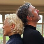 Sarah Beeny Instagram – For the first time in ages, my hair is longer than Graham’s!!! Xx