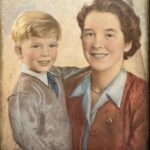 Sarah Beeny Instagram – Such a lovely miniature painting of my Dad and his mother!! X