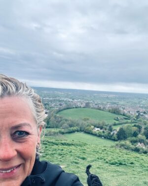 Sarah Beeny Instagram - Never miss a chance to walk up #thetor #fabuloussomerset xx