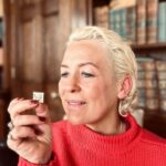 Sarah Beeny Instagram - Look what I found amongst the dolls house contents! Totally impractical for my old 👀 Happy #worldbookday everyone xxx . . . . #miniature #book #dollhouse #tinyworld #miniworld #dollhousefurniture