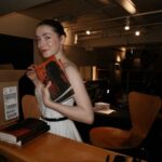 Sarah Bolger Instagram – Signing our hearts out today for #HauntedReels. You can order your copy now!!! 🖊️🖋️ @fantasiafestival