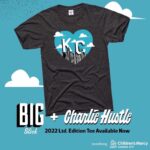 Sarah Chalke Instagram - So sad to miss @bigslickkc this year! Tickets for tonight at bigslick.org and shirts @charliehustleco all proceeds go to @childrensmercy hospital ❤️