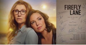 Sarah Chalke Instagram - Join Katherine Heigl and I for a Zoom call, plus get an autographed Firefly Lane script cover! All proceeds support @homesforourtroops Bid now on @ebay at https://www.ebay.com/itm/276162638482  #HFOTAuction2023.