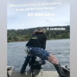 Sarah Chalke Instagram - Thanks to my little sister for documenting this embarrassing moment for me…and as discussed on @zachbraff and @donald_aison ‘s podcast, Fake Doctors Real Friends… clearly I am Elliot Reid in real life🤦🏼‍♀️ Sound on & swipe for the struggle👉🏼 #MotorsAreHeavy #fakedoctorsrealfriends @joelle_monique @dj_danl