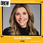 Sarah Chalke Instagram - @roancurtis and I had the best time on @thedrewbarrymoreshow today! 💛