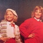 Sarah Chalke Instagram - Our incredible costume designer @allisa_swanson and I met in the 80’s when we were 10 years old doing musical theatre and then we got to work together on #FireflyLane and we got to wear stirrup pants, shoulder pads and leg warmers together all over again…that’s us in ‘86 feelin pretty rad…swipe for a tiny sample of the clothes that she sketched, designed, had made, went on a road trip to multiple vintage stores to find…@netflix