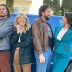Sarah Chalke Instagram - Our incredible costume designer @allisa_swanson and I met in the 80’s when we were 10 years old doing musical theatre and then we got to work together on #FireflyLane and we got to wear stirrup pants, shoulder pads and leg warmers together all over again…that’s us in ‘86 feelin pretty rad…swipe for a tiny sample of the clothes that she sketched, designed, had made, went on a road trip to multiple vintage stores to find…@netflix