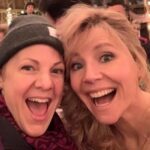 Sarah Chalke Instagram - Our incredible costume designer @allisa_swanson and I met in the 80’s when we were 10 years old doing musical theatre and then we got to work together on #FireflyLane and we got to wear stirrup pants, shoulder pads and leg warmers together all over again…that’s us in ‘86 feelin pretty rad…swipe for a tiny sample of the clothes that she sketched, designed, had made, went on a road trip to multiple vintage stores to find…@netflix