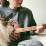 Sarah Desjardins Instagram - Kim is sitting in my lap as I write this. I wouldn’t be able to do it otherwise. 23 years is almost unheard of for a cat. She stuck by my side as long as she possibly could. She knew I needed her more than I did. Today I had to let the love of my life go. I will never forget every second I spent with her. Kim may have been a cat but she behaved like a human being. She understood all my emotions and gave me so much unconditional love and empathy. She spooned with me in the mornings, she curled up on my chest when she could sense that I was sad, she just wanted to be touching me at all times to be honest with you…even if she sat next to me and just placed her paw on my hand. Since I was a kid we were always in it together. She’s moved with me through every city and season of my life. I’m so deeply grateful to have gotten to share it with a little lady this special. My life has always contained a lot of heaviness and Kim has willingly carried that load with me. As of late it’s felt as though my nervous system is finally nearing a point where it’s ready to release some of that weight…no doubt in part to her. A new chapter lies ahead and in the most devastating way it almost makes sense that she wasn’t meant to come with me. (I’m crying now and Kim has migrated to rubbing against my face) While it will be impossible not to feel her absence I will also always carry the profound impact she had on my entire being, the way I love and how I walk through life. Goodbye Kim ♥️ You will be with me forever. watch the last slide till the end. I just found it and it kills me 🤍
