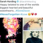 Sarah Harding Instagram - #icon #love #gonetoosoon #gonebutneverforgotten #marylinmonroe 😔❤️💋❤️