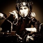 Sarah Harding Instagram – 1 more winning shot from my shoot with @blucigsUK & Michel Comte! LAST day to enter tomorrow! #justmeandblu 18  💋 #biker #chic  #chick