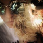 Sarah Harding Instagram – Missing this lil laydee 😌❤️🐶…not to mention her daddy 😔❤️🙇🏼‍♀️…
@realchadjohnson @realpumpkinjohnson..#love ❤️❤️❤️