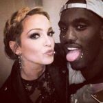 Sarah Harding Instagram – Great nite networking and attending @fashioninternational.co.uk…amazing show 👌🏼…nice to meet this lovely talented fella too 👍🏼…#collaboration ☺️🤘🏼🎧🎤🎶