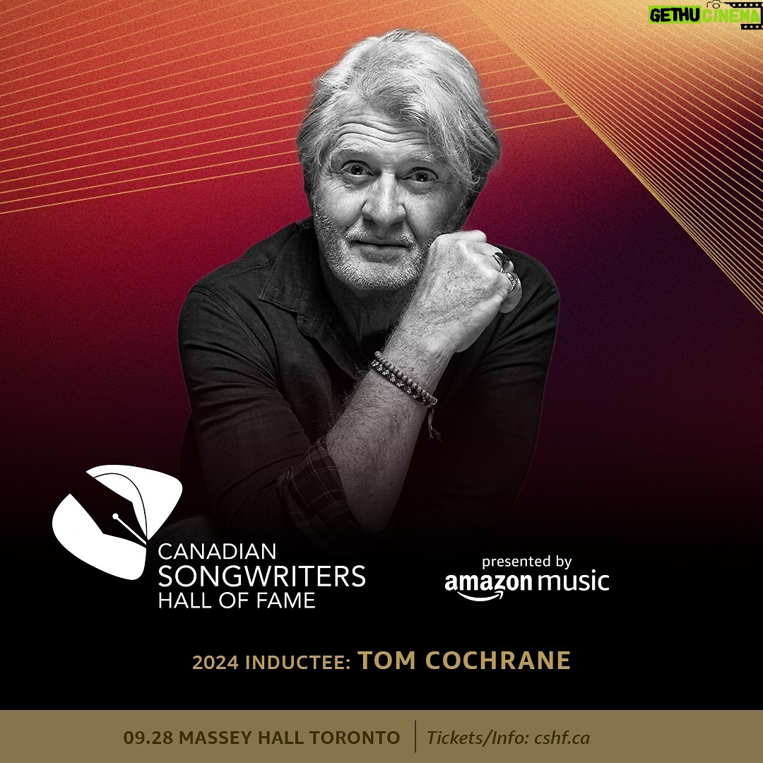 Sarah McLachlan Instagram - We’re thrilled to announce that Canada’s biggest night in songwriting is back with five new incredible inductees: Tom Cochrane, Sarah McLachlan, Jim Cuddy & Greg Keelor (Blue Rodeo), and Diane Tell. Join us for the 2024 Canadian Songwriters Hall of Fame Induction Ceremony presented by Amazon Music on Saturday, September 28 at the iconic Massey Hall in Toronto. This historic event features tributes and performances by some of the world’s brightest stars. Tickets go on sale Friday, May 31, at 10:00 a.m. EST. Visit cshf.ca for all the details, and turn your post notifications ON to be the first to know about more exciting announcements! • Nous sommes ravis d’annoncer que la plus grande soirée d’auteurs-compositeurs au Canada est de retour avec cinq incroyables nouveaux intronisés : Diane Tell, Tom Cochrane, Sarah McLachlan, et Jim Cuddy et Greg Keelor (Blue Rodeo). Joignez-vous à nous pour la cérémonie d’intronisation au Panthéon des auteurs et compositeurs canadiens 2024 présentée par Amazon Music le samedi 28 septembre au Massey Hall de Toronto. Cet événement historique comprendra des hommages et des prestations de quelques-unes des plus grandes stars du monde. Les billets seront mis en vente le vendredi 31 mai à 10 h (heure de l’Est). Visitez le cshf.ca/fr pour obtenir tous les détails, et activez vos notifications de messages pour être les premiers à connaître les annonces les plus excitantes !