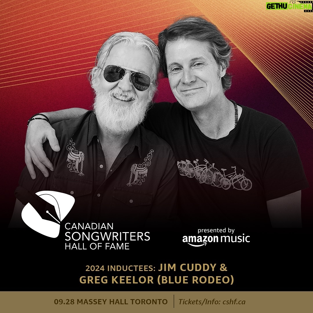 Sarah McLachlan Instagram - We’re thrilled to announce that Canada’s biggest night in songwriting is back with five new incredible inductees: Tom Cochrane, Sarah McLachlan, Jim Cuddy & Greg Keelor (Blue Rodeo), and Diane Tell. Join us for the 2024 Canadian Songwriters Hall of Fame Induction Ceremony presented by Amazon Music on Saturday, September 28 at the iconic Massey Hall in Toronto. This historic event features tributes and performances by some of the world’s brightest stars. Tickets go on sale Friday, May 31, at 10:00 a.m. EST. Visit cshf.ca for all the details, and turn your post notifications ON to be the first to know about more exciting announcements! • Nous sommes ravis d’annoncer que la plus grande soirée d’auteurs-compositeurs au Canada est de retour avec cinq incroyables nouveaux intronisés : Diane Tell, Tom Cochrane, Sarah McLachlan, et Jim Cuddy et Greg Keelor (Blue Rodeo). Joignez-vous à nous pour la cérémonie d’intronisation au Panthéon des auteurs et compositeurs canadiens 2024 présentée par Amazon Music le samedi 28 septembre au Massey Hall de Toronto. Cet événement historique comprendra des hommages et des prestations de quelques-unes des plus grandes stars du monde. Les billets seront mis en vente le vendredi 31 mai à 10 h (heure de l’Est). Visitez le cshf.ca/fr pour obtenir tous les détails, et activez vos notifications de messages pour être les premiers à connaître les annonces les plus excitantes !