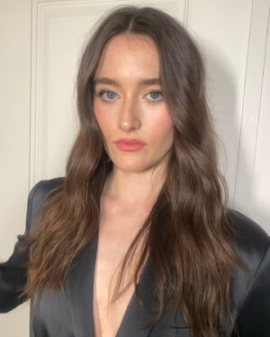 Sarah Pidgeon Instagram - Thank you @ralphlauren for a beautiful show and @kirinstagram and @davidvoncannon for such fun glam and restaurant recommendations. My @delta bag tags have been on my phone for a month and they won’t be coming off anytime soon✨🥲✨