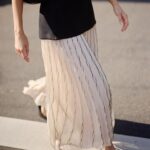 Sarah Stephens Instagram - These dreamy chiffon trousers paired with my favorite staple pieces from COS’ latest Atelier collection @cosstores_au 🖤