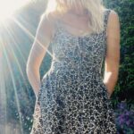 Sarah Wright Instagram – The weekend drenched in sunshine grounded in gratitude and wearing the magical @christydawn Adele dress in daisy black #christydawnsteward use code 15SARAH for a discount. ✨✨