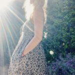 Sarah Wright Instagram – The weekend drenched in sunshine grounded in gratitude and wearing the magical @christydawn Adele dress in daisy black #christydawnsteward use code 15SARAH for a discount. ✨✨