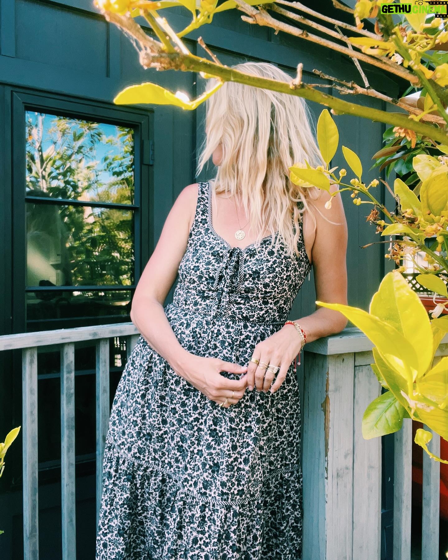 Sarah Wright Instagram - The weekend drenched in sunshine grounded in gratitude and wearing the magical @christydawn Adele dress in daisy black #christydawnsteward use code 15SARAH for a discount. ✨✨