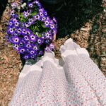 Sarah Wright Instagram - ✨Sprinnnnng sunshine, flowers and a lil excursion to my favorite farm wearing the Emma dress from @christydawn. A Regenerative cotton, farm to closet easy spring and summer dress that comes in multiple colors (the blue is divine)!! Use my code 15SARAH for a discount. #christydawnsteward