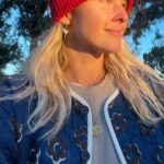 Sarah Wright Instagram - One of my favorite @christydawn pieces is this gorgeous indigo blue Lou Lou jacket. This jacket is Crafted from 100% Regenerative Cotton and by growing this garment, CD sequestered 60.73 lbs of carbon. Wearing @christydawn aligns with my love of caring for our planet, shopping responsibly and beautifully handcrafted pieces. Check out all the magic and the first collection of 2024 at @christydawn and use my code 15SARAH for a discount. Xo #christydawnsteward