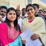 Saraswathi kuna Instagram - Jai congress ✊ special status kosam Delhi yatra @realyssharmila @indianyouthcongress @rahulgandhi