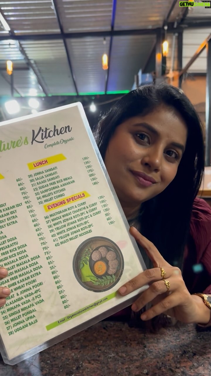 Saraswathi kuna Instagram - Best breakfast in manikonda panchavati colony @natureskitchen2023 #healthy