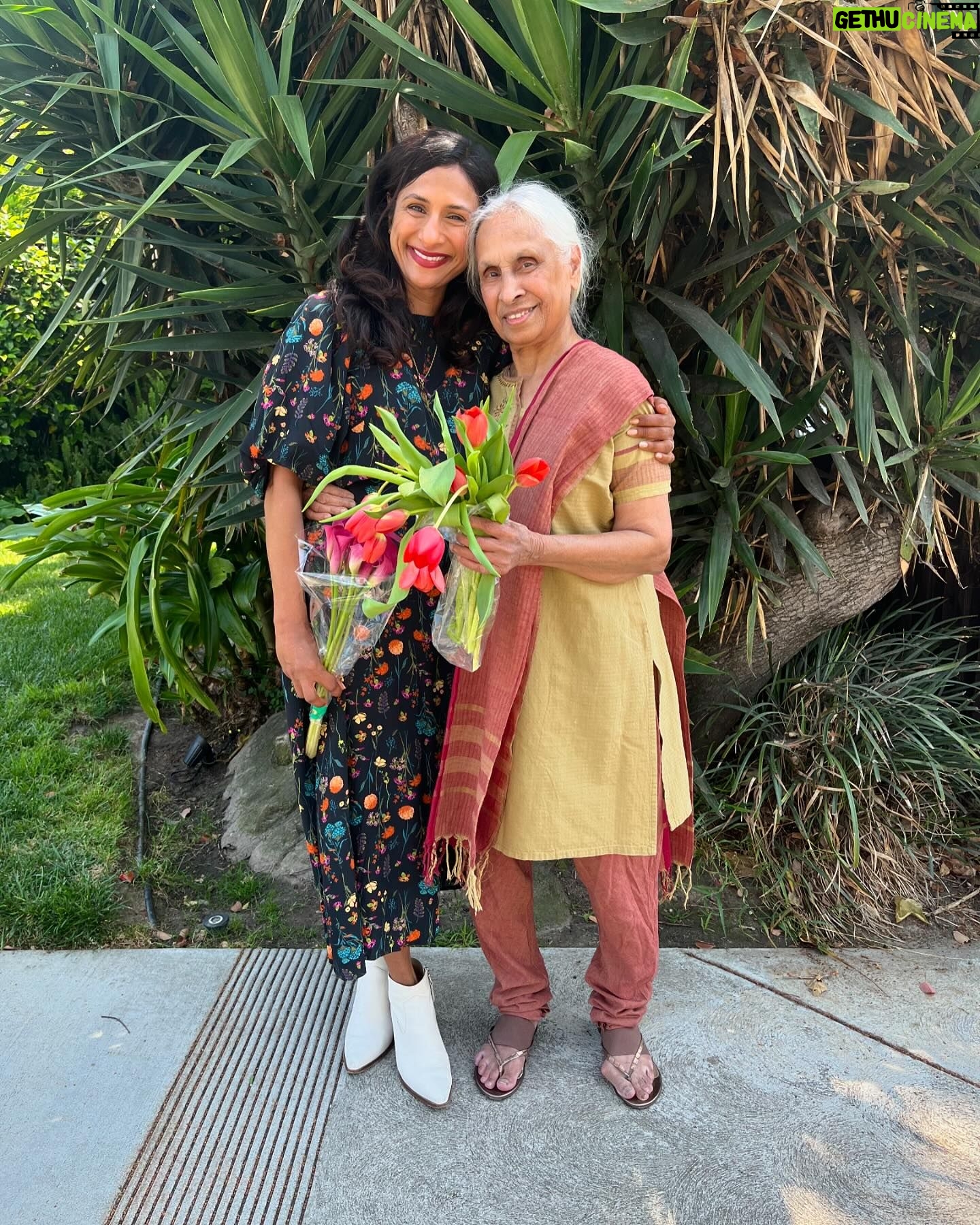 Sarayu Blue - 3 Likes - So much of me is from her- my grit, my resilience, my humor, my painfully soft heart, and my beautiful Indian nose. Thank you, Mama, for paving the way, fighting all the fights, and loving me so fiercely it scared me a little.
#HappyMamasDay 💕✨
