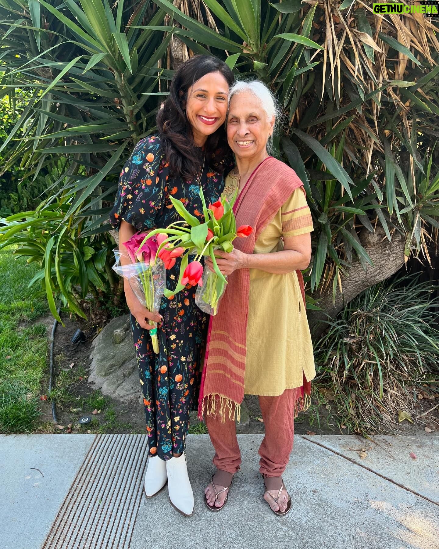 Sarayu Blue - 3 Likes - So much of me is from her- my grit, my resilience, my humor, my painfully soft heart, and my beautiful Indian nose. Thank you, Mama, for paving the way, fighting all the fights, and loving me so fiercely it scared me a little.
#HappyMamasDay 💕✨