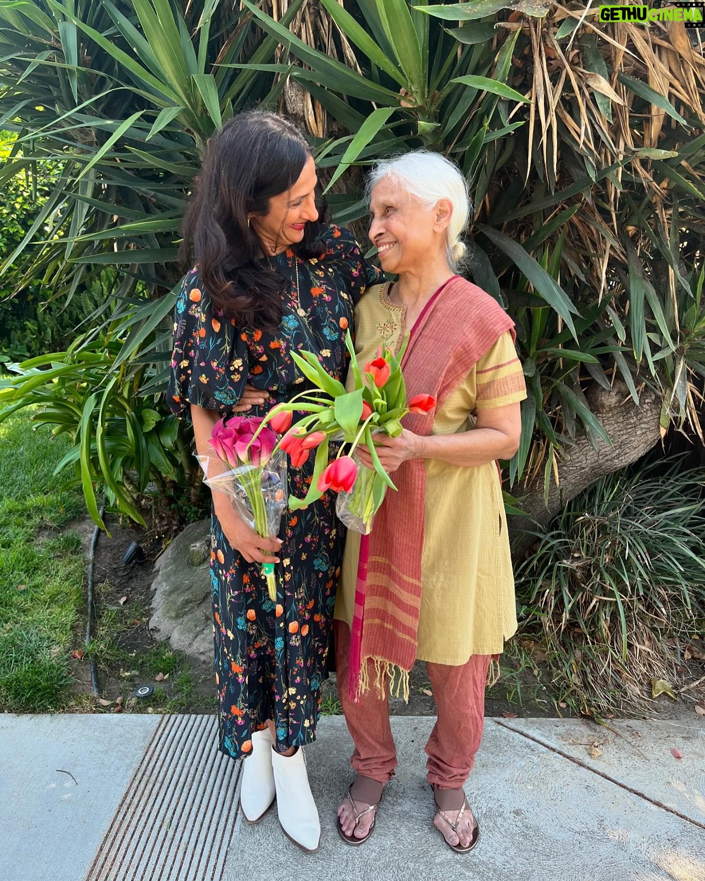 Sarayu Blue - 3 Likes - So much of me is from her- my grit, my resilience, my humor, my painfully soft heart, and my beautiful Indian nose. Thank you, Mama, for paving the way, fighting all the fights, and loving me so fiercely it scared me a little.
#HappyMamasDay 💕✨