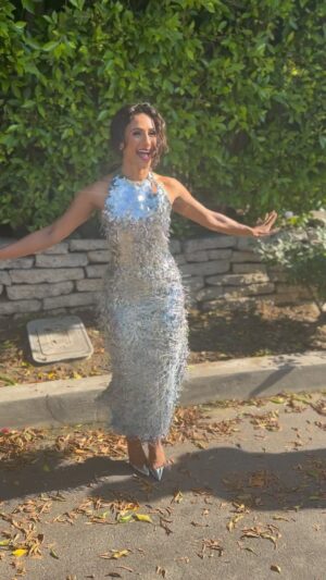 Sarayu Blue Instagram - Was Delirious with JOY at the #InsideOut2 premiere last night!! 

To know me is to know I’m a big believer in making space for all the feelings so these movies sing straight to my big, squishy heart. It was such an honor to be a li’l part of this wonderful movie.

Can’t wait for you all to see it, and feel all the feels in the best way. 😍🥹💜

#InsideOut2 in theaters, June 14th!! 

😃😭😱🤢😰😳😒😑

Styling: @jasonrembert 
Asst: @ww.ilt 
Hair: @eduardomendezhair 
Makeup: @theginagmakeup