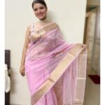 Sarika Dhillon Instagram - What I wore last night ❣️ . . Saree- @_lovestrings__ 🫧 Pearl set- @_lovestrings__ . #happydiwali💥 #blessed🧿