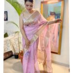 Sarika Dhillon Instagram - What I wore last night ❣️ . . Saree- @_lovestrings__ 🫧 Pearl set- @_lovestrings__ . #happydiwali💥 #blessed🧿