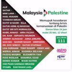 Sarimah Ibrahim Instagram - I am honoured to be part of this 24 hour fundraiser on Channel 111 starting 12pm tommorrow... Ceasefire Now! 🤲🏻🤲🏻❤️‍🩹 Please RT / share this 🤲🏻 Let's raise some $ to help the innocent people esp children of Gaza who need emergency help! @officialhlive @astromalaysia @rtm_malaysia @astrogempak @meletop #Malaysia4Palestine ❤️