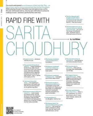 Sarita Choudhury Instagram - @newbeauty magazine, photography by @laurie_bartley