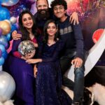 Saritha Jayasurya Instagram - Veda's Galaxy Themed B'day party !! Thank u @party.genie for wonderfully crafting this and also making sure it was done according to her tastes and likes 👍 👌