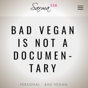Sarma Melngailis Instagram - I wrote another thing. Link in bio. #BadVegan shouldn’t be called a “documentary.” Detail and context on the call at the end. Why it matters, not for me as much as for the future of truthful storytelling. And for making difficult stories useful. Just today another friend forwarded me a comment from his ex girlfriend who also has my cookbooks. Having just watched it, “So are they still friends? Lovers? Seemed like it at the end.” 🤢🤮 I don’t believe the director can wrap his brain around just how disturbingly awful it is to hear something like that. Future stories deserve better. Leon pics here bc @oneluckyrescuedog makes everything better. 🐾 💓🙏🏻
.
#documentaries #filmmaking #chrissmith #netflix #journalisticintegrity #storytelling #narcissisticabuse #coercivecontrol
