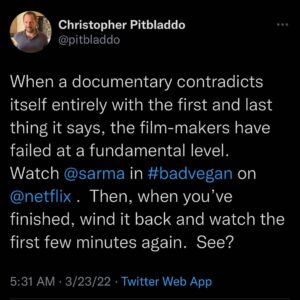 Sarma Melngailis Instagram - I wrote another thing. Link in bio. #BadVegan shouldn’t be called a “documentary.” Detail and context on the call at the end. Why it matters, not for me as much as for the future of truthful storytelling. And for making difficult stories useful. Just today another friend forwarded me a comment from his ex girlfriend who also has my cookbooks. Having just watched it, “So are they still friends? Lovers? Seemed like it at the end.” 🤢🤮 I don’t believe the director can wrap his brain around just how disturbingly awful it is to hear something like that. Future stories deserve better. Leon pics here bc @oneluckyrescuedog makes everything better. 🐾 💓🙏🏻
.
#documentaries #filmmaking #chrissmith #netflix #journalisticintegrity #storytelling #narcissisticabuse #coercivecontrol