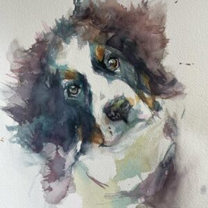 Sasha Spielberg Instagram - Still painting pets, still without pet www.bysashy.com (vinyl in bio, gotcha)