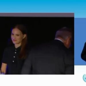 Sasha Alexander Instagram - A reminder of despite how far we have come, violence against women around the world is not slowing down so our work cannot slow down either. Thank you @natalieportman @unitednations @spotlightinitiative #withher #UNGA #sdgactionzone