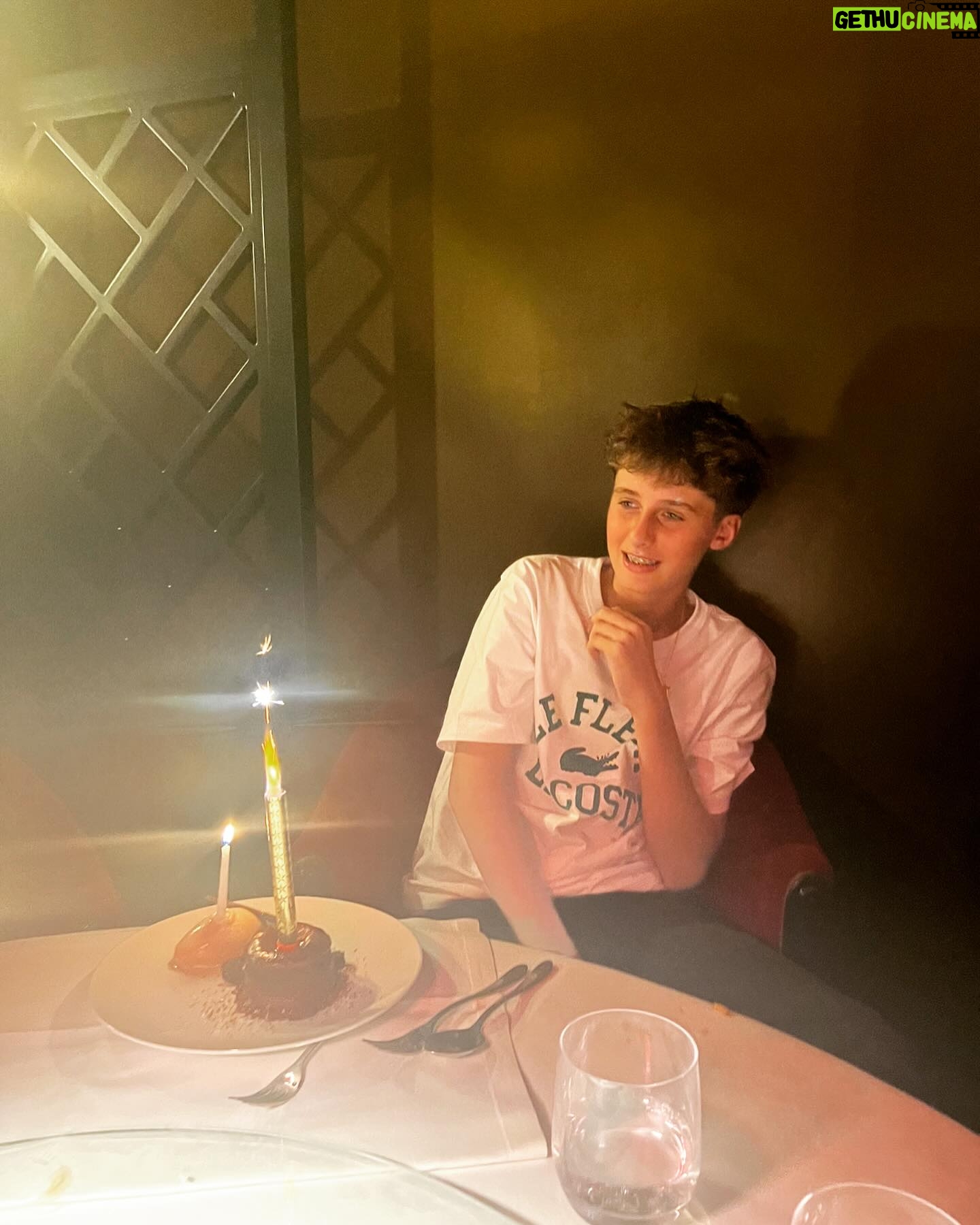 Sasha Alexander Instagram - Can’t believe my boy is a teenager. Happy Birthday Leonardo! This is 13…✌️