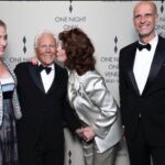 Sasha Alexander Instagram - True story: at 15 my father worked for a tailor in Naples that was one of Armani’s first apprentices, they made dresses for an up and coming young actress named Sofia Loren. Life full circle. My father is smiling from above for sure. Grazie for a beautiful evening @giorgioarmani. It had all the fashion, glamour, outfit changes a girl could dream of. And @iammarkronson dj’ing.. #gaonenightonlyvenezia @labiennale #venicefilmfestival @armanibeauty ✨
